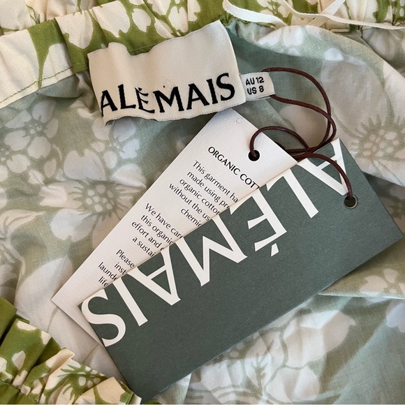 NWT Alemais Leisa Off-Shoulder Floral Cotton Blouse 8 - Picture 6 of 13
